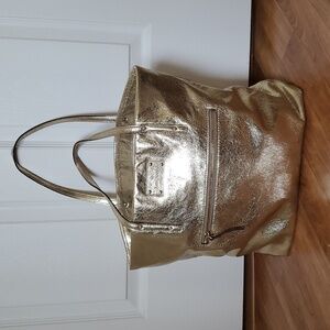 Gold Kate Spade tote bag